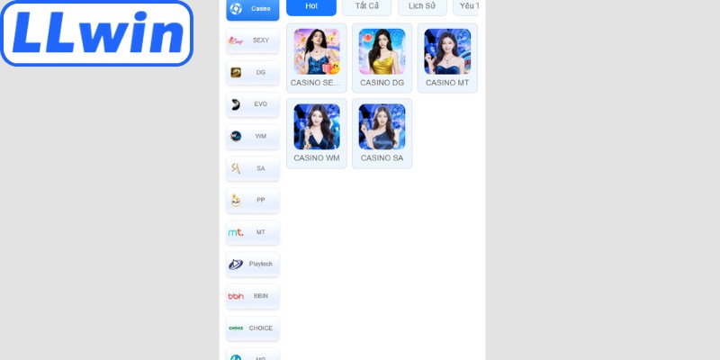 Tổng quan về casino LLwin